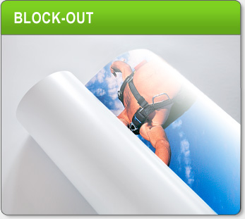 Materiał Block-out Roll up