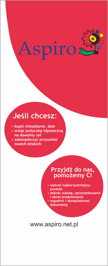 Aspiro - Stojak reklamowy Rollup